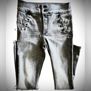 Express Women's High Rise Gray Jeans